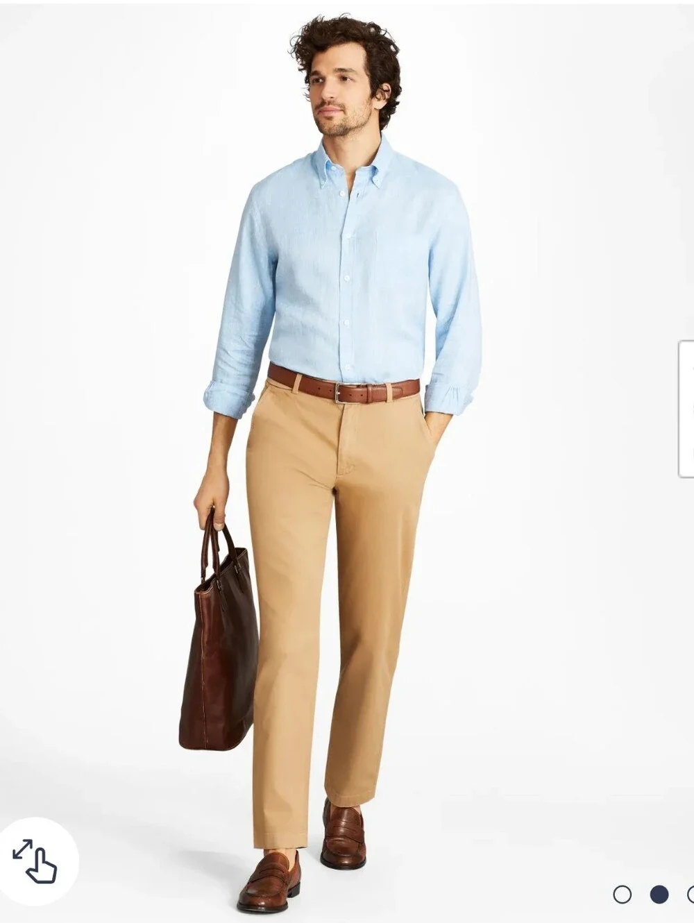 Brooks Brothers Clark Fit Trousers Pants 33/32